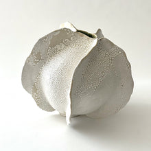 Load image into Gallery viewer, White crackle vase