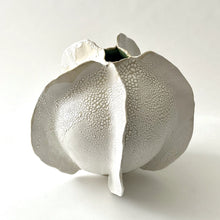 Load image into Gallery viewer, White crackle vase