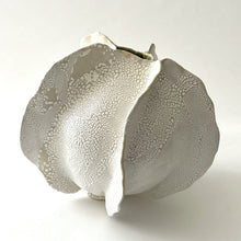 Load image into Gallery viewer, White crackle vase