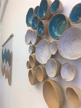 Load image into Gallery viewer, Shoreline ceramic bowl wall art
