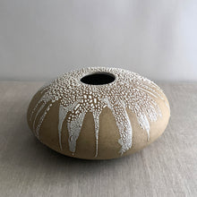 Load image into Gallery viewer, Oval crackle vase 002
