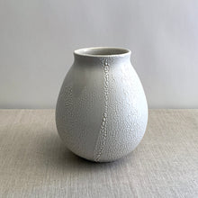 Load image into Gallery viewer, White crackle glaze vase
