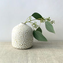 Load image into Gallery viewer, Bud vase, crackle glaze 001
