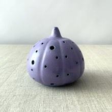 Load image into Gallery viewer, Pumpkin candle holder, lavender
