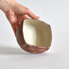 Load image into Gallery viewer, Rustic square pinch pot bowl
